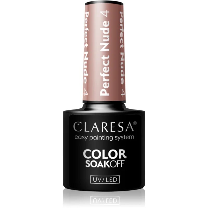 Claresa SoakOff UV/LED Color Perfect Nude гел лак за нокти цвят 4 5 гр.