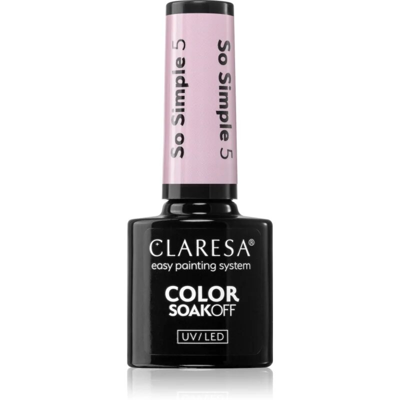 Claresa SoakOff UV/LED Color So Simple гел лак за нокти цвят 5 5 гр.