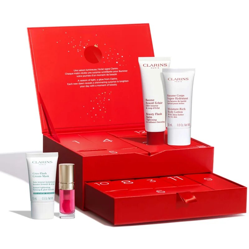 Clarins Advent Calendar 12 Holiday Season коледен календар