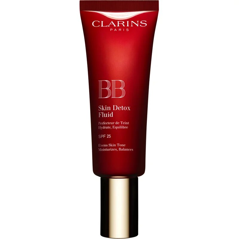 Clarins BB Skin Detox Fluid хидратиращ BB крем SPF 25 цвят 02 - Medium 45 мл.