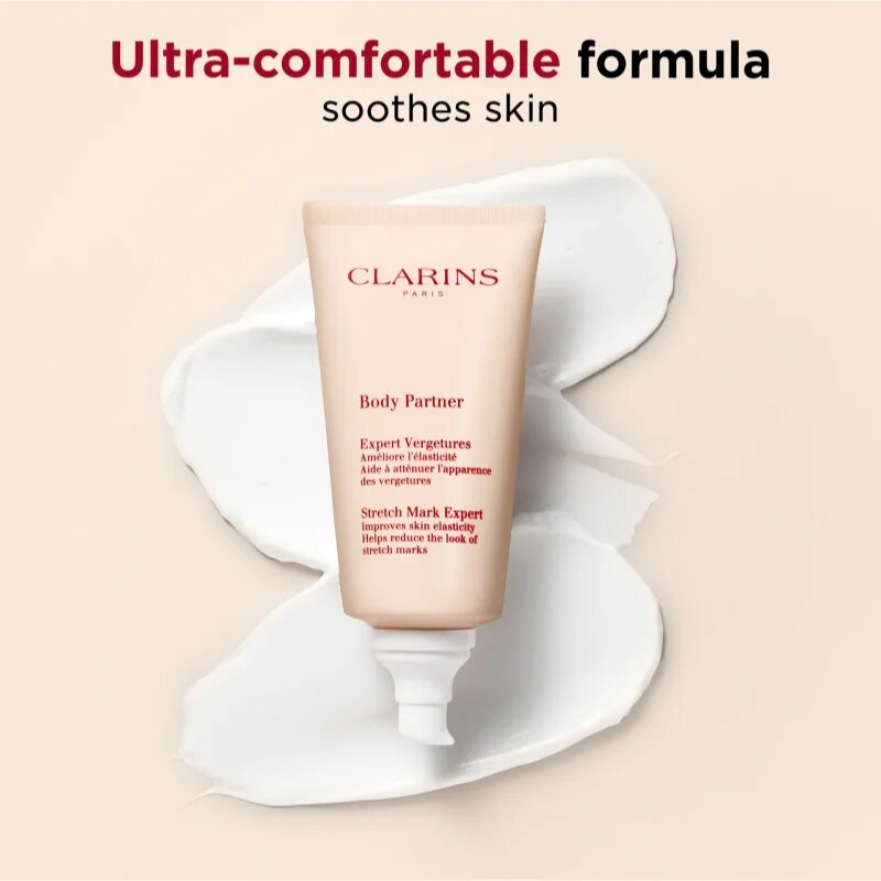 Clarins Body Partner Stretch Mark Expert успокояващ крем за тяло за профилактика и редуциране на стрии 175 мл.