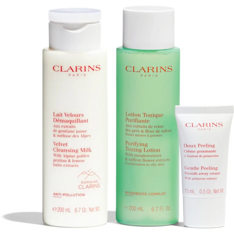 Clarins Cleansing Essentials Combination Skin подаръчен комплект за смесена кожа