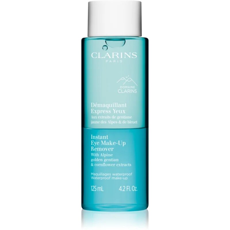 Clarins Cleansing Instant Eye Make-Up Remover двуфазов продукт за почистване на грим за чувствителни очи 125 мл.