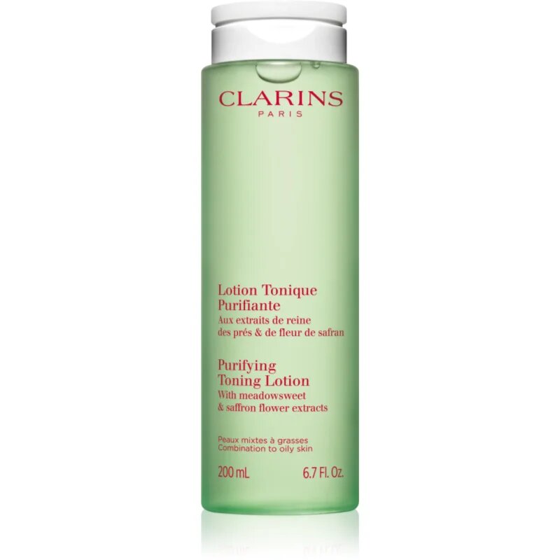 Clarins Cleansing Purifying Toning Lotion почистващ тоник за комбинирана към мазна кожа 200 мл.