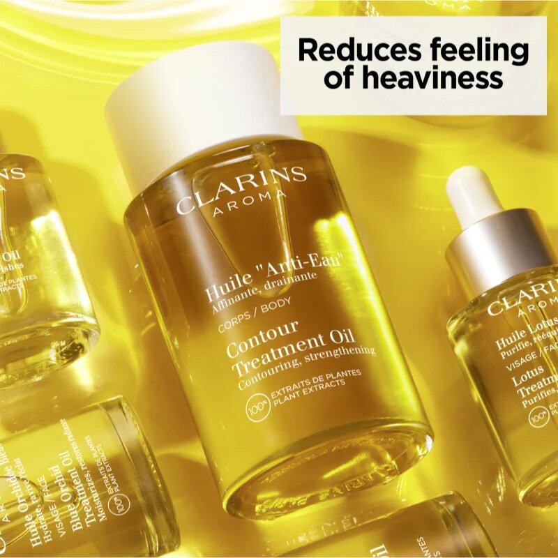 Clarins Contour Body Treatment Oil стягащо масло за тяло за всички типове кожа на лицето 100 мл.