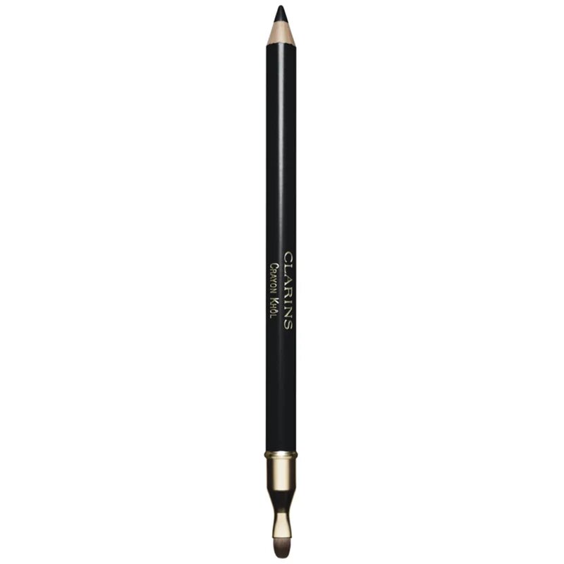 Clarins Crayon Khôl очна линия с острилка за опушен грим 01 Carbon Black 1.05 гр.