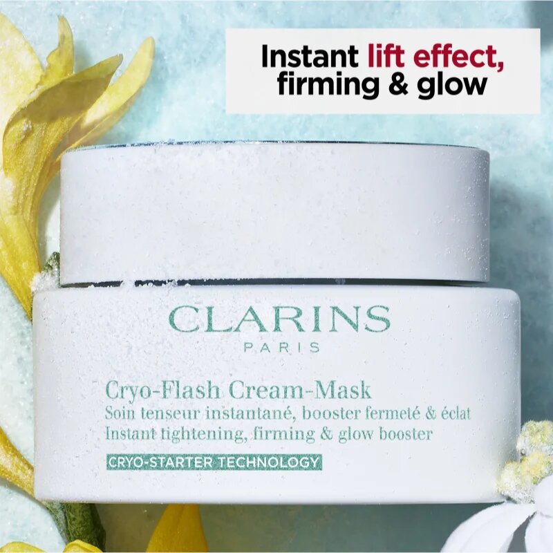 Clarins Cryo-Flash Mask хидратираща маска против стареене и за стягане на кожата 75 мл.