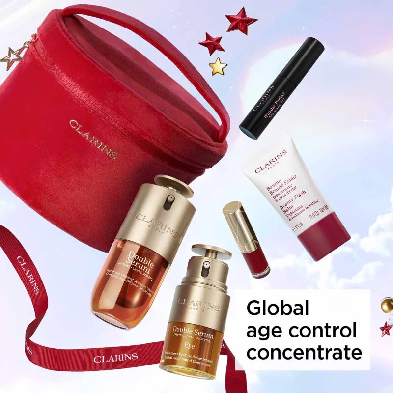 Clarins Double Serum Collection подаръчен комплект
