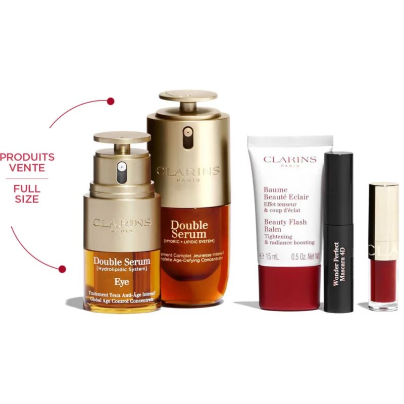 Clarins Double Serum Collection подаръчен комплект