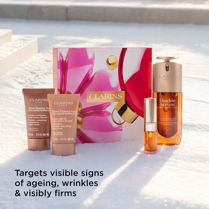 Clarins Double Serum & Extra Firming Collection подаръчен комплект за зряла кожа