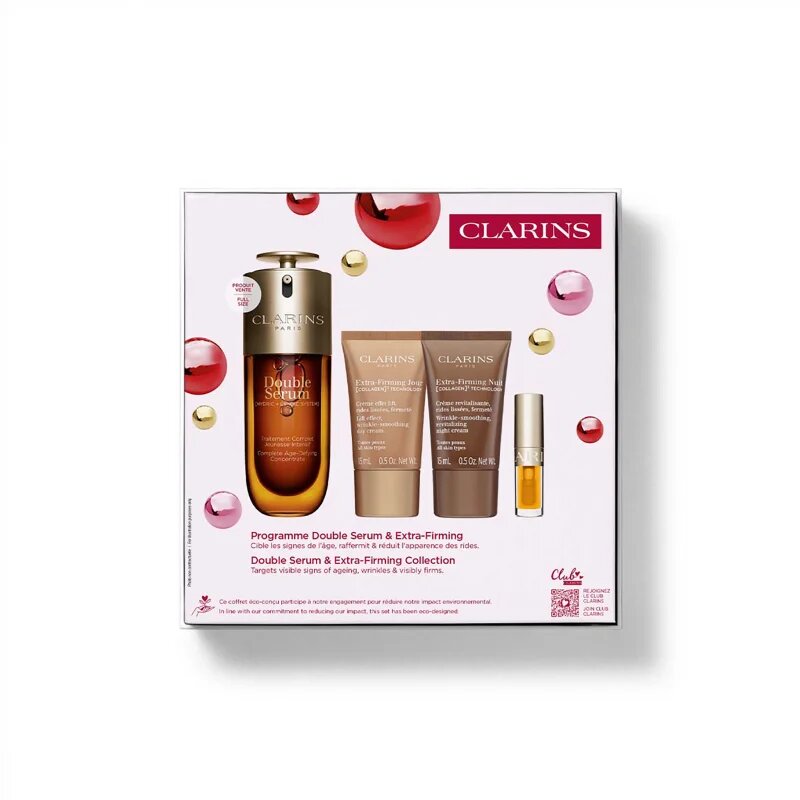 Clarins Double Serum & Extra Firming Collection подаръчен комплект за зряла кожа