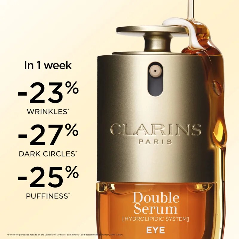 Clarins Double Serum Eye серум против бръчки за околоочната зона с подхранващ ефект 20 мл.
