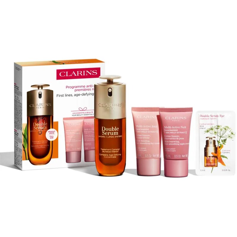 Clarins Double Serum & Multi-Active подаръчен комплект за всички типове кожа на лицето