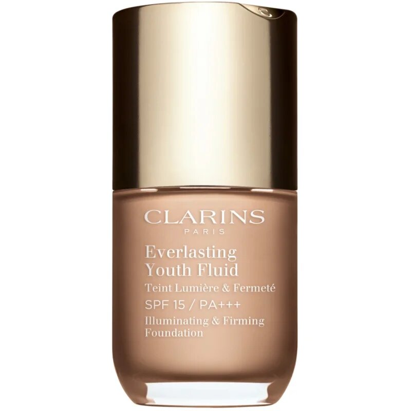 Clarins Everlasting Youth Fluid Foundation озаряващ фон дьо тен SPF 15 цвят 107 Beige 30 мл.