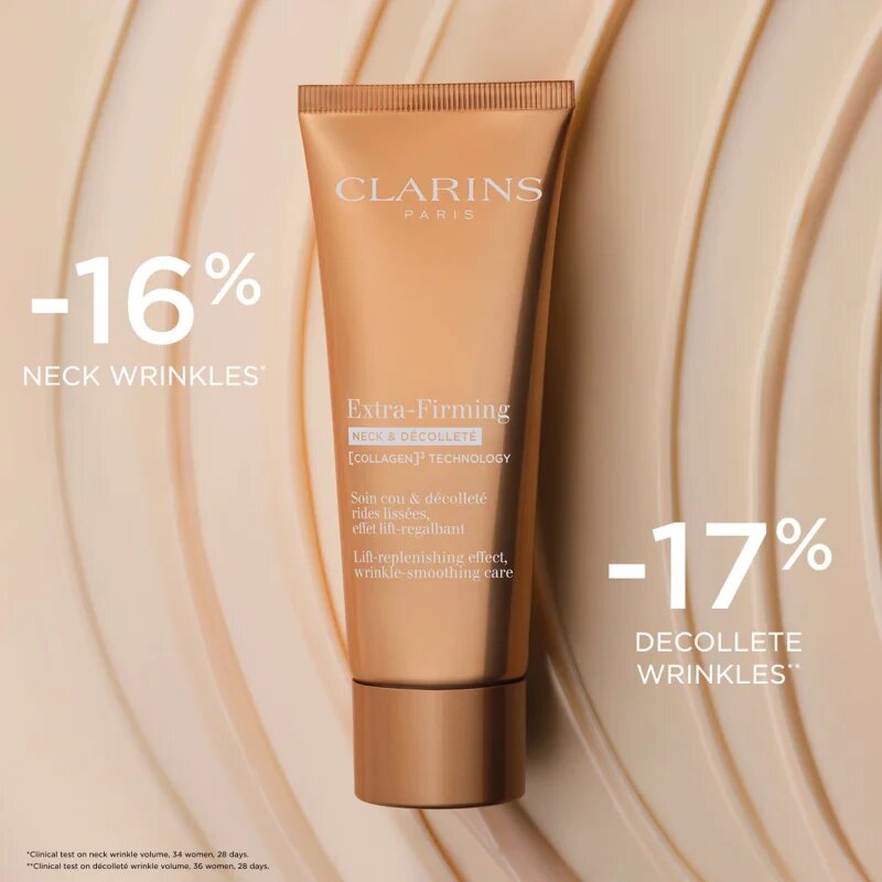 Clarins Extra-Firming Neck & Décolleté Anti-Aging Cream изглаждащ крем за шия и деколте 75 мл.