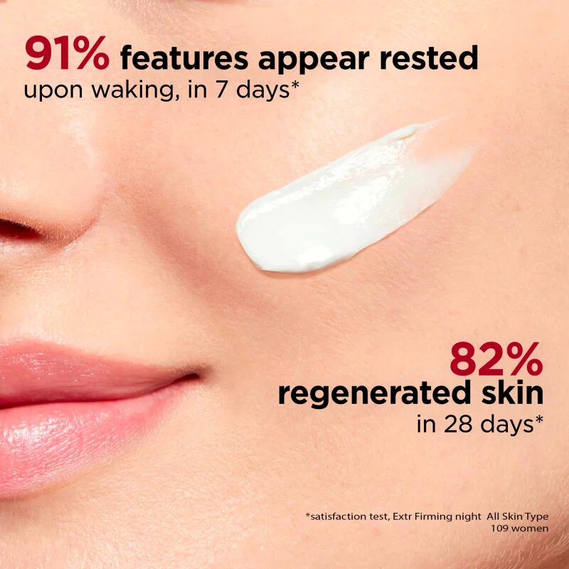 Clarins Extra-Firming Night стягащ нощен крем с регенериращ ефект за всички типове кожа на лицето 50 мл.