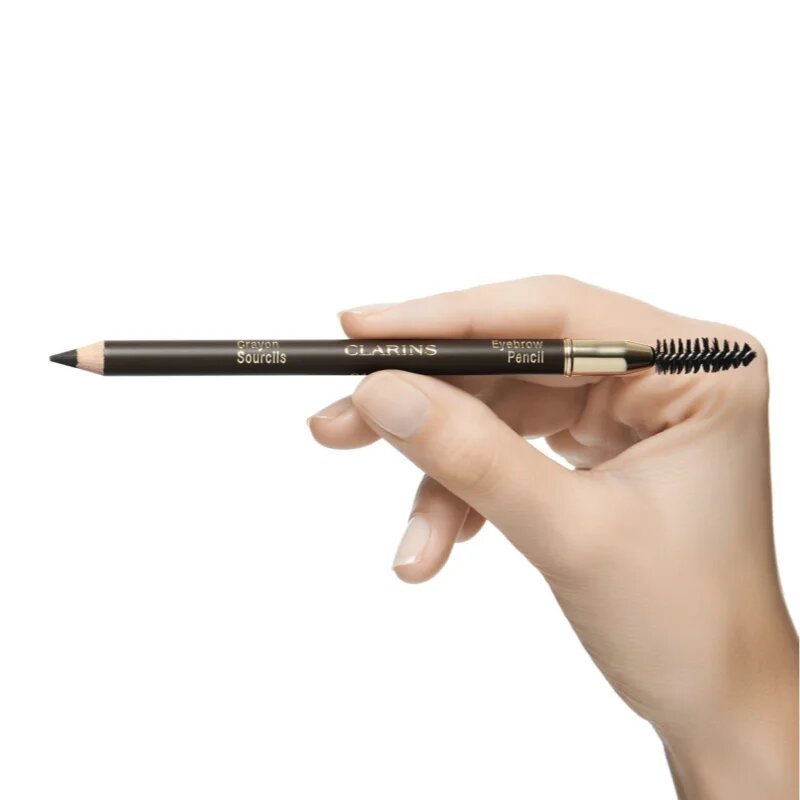 Clarins Eyebrow Crayon Sourcils молив за вежди с четка цвят 01 - Dark Brown 1.1 гр.