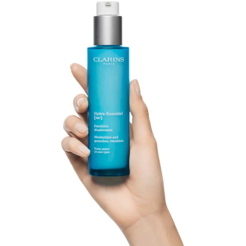 Clarins Hydra-Essentiel [HA²] Emulsion хидратираща емулсия за лице за всички типове кожа на лицето 75 мл.