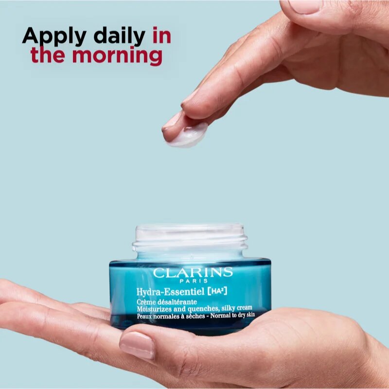 Clarins Hydra-Essentiel [HA²] Silky Cream хидратиращ и стягащ дневен крем с хиалуронова киселина 50 мл.