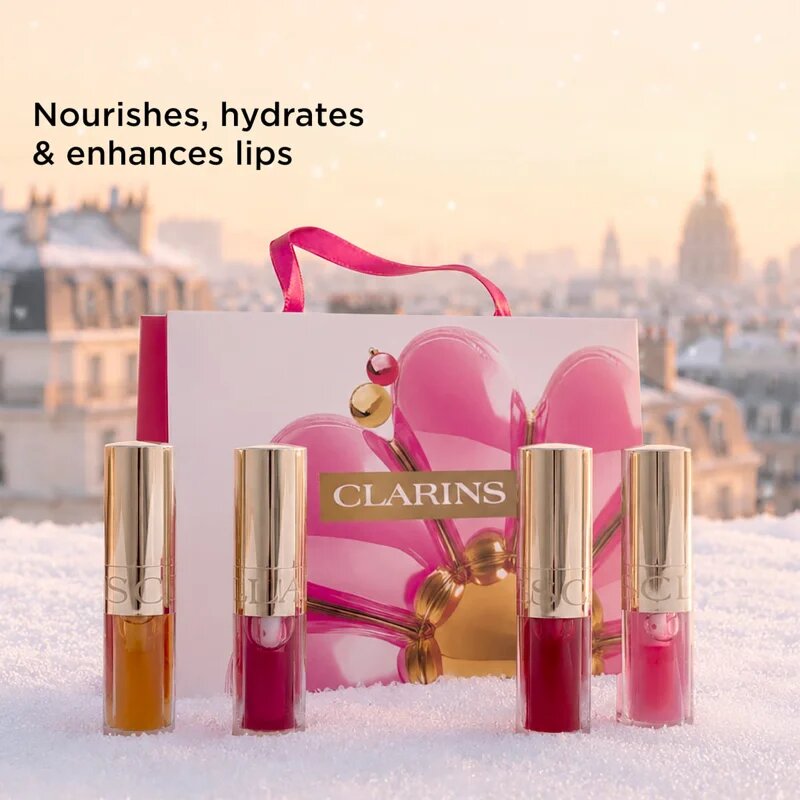 Clarins Lip Comfort Oil Collection подаръчен комплект за жени