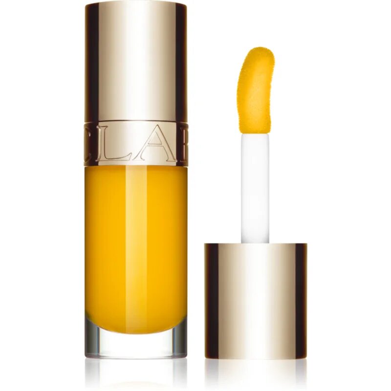 Clarins Lip Comfort Oil Limited Edition масло от нар с хидратиращ ефект цвят 21 joyful yellow 7 мл.