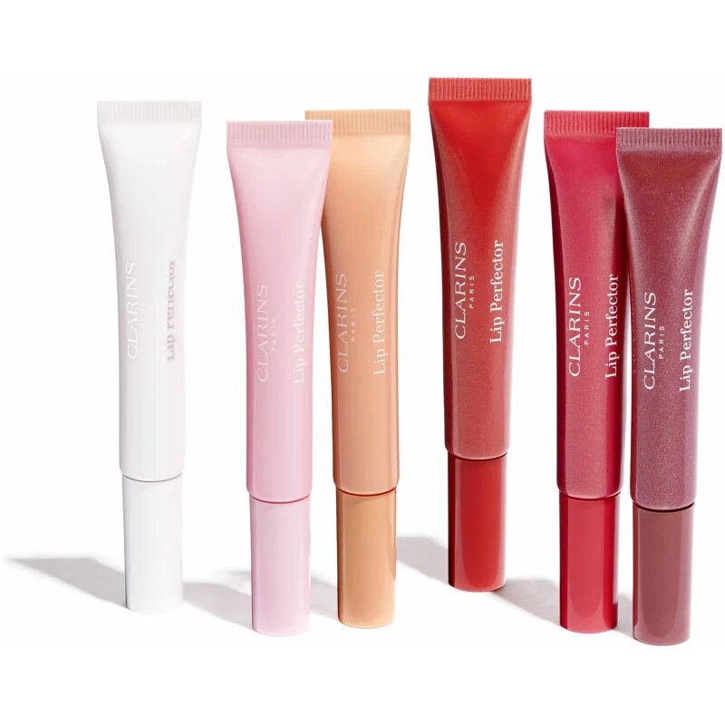 Clarins Lip Perfector Glow блестящ гланц за устни и скули цвят 20 translucent glow 12 мл.