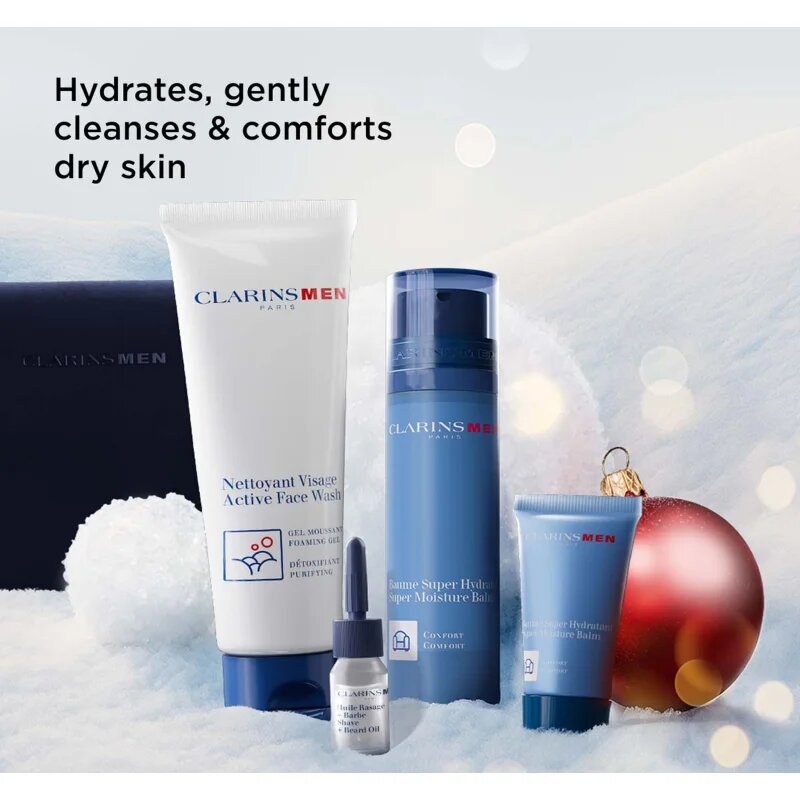 Clarins Men Hydration Holiday Season подаръчен комплект