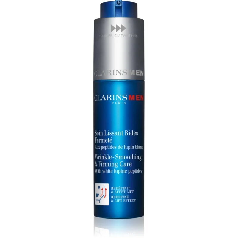 Clarins Men Wrinkle Smoothing & Firming Care крем против бръчки за мъже 50 мл.
