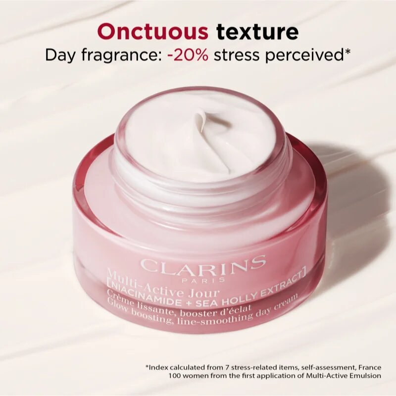 Clarins Multi-Active Day Cream All Skin Types изглаждащ и озаряващ крем за всички типове кожа на лицето 50 мл.
