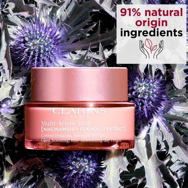 Clarins Multi-Active Day Cream All Skin Types изглаждащ и озаряващ крем за всички типове кожа на лицето 50 мл. - Alia