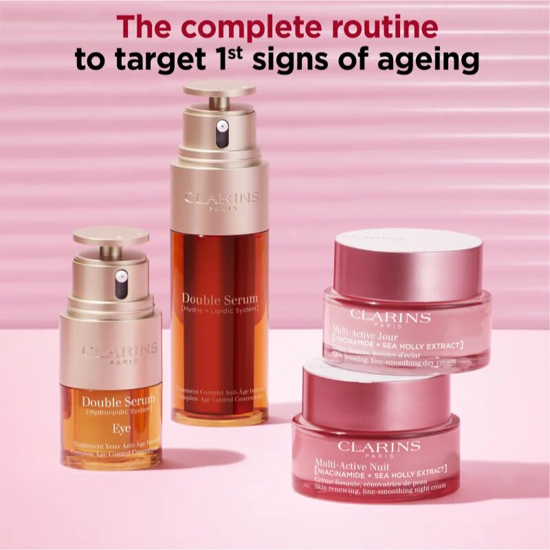 Clarins Multi-Active Day Cream All Skin Types изглаждащ и озаряващ крем за всички типове кожа на лицето 50 мл. - Alia