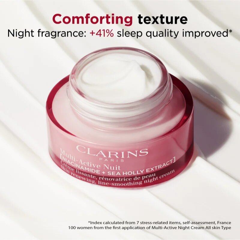 Clarins Multi-Active Night Cream All Skin Types възстановяващ нощен крем за всички типове кожа на лицето 50 мл. - Alia
