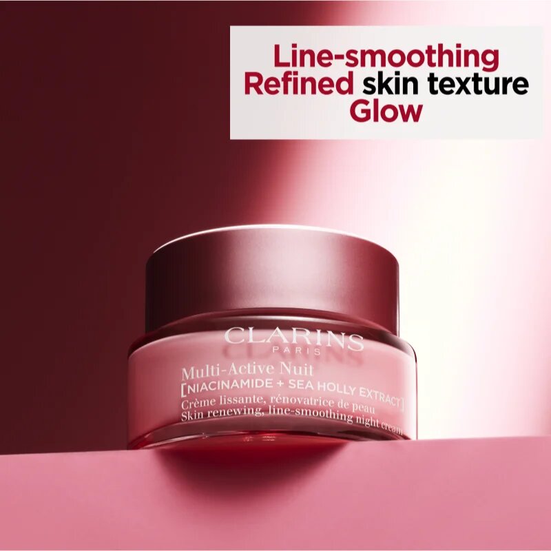 Clarins Multi-Active Night Cream All Skin Types възстановяващ нощен крем за всички типове кожа на лицето 50 мл. - Alia