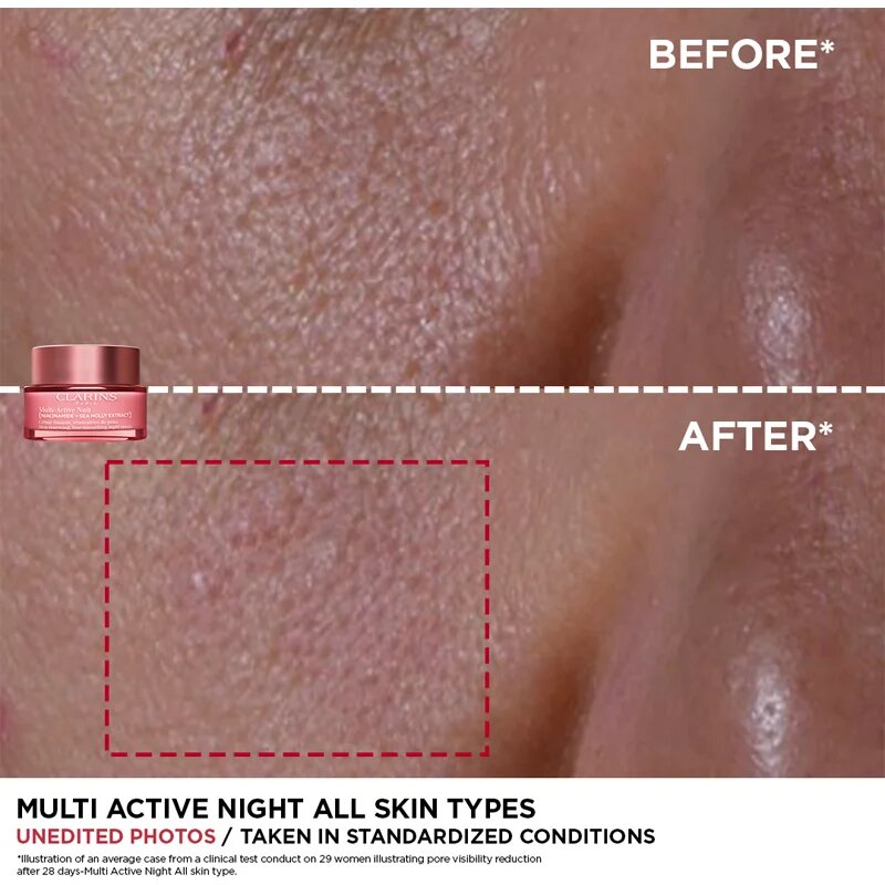 Clarins Multi-Active Night Cream All Skin Types възстановяващ нощен крем за всички типове кожа на лицето 50 мл. - Alia