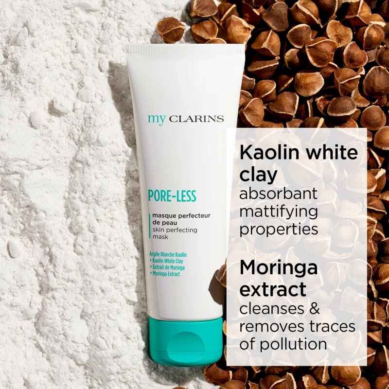 Clarins My Pore-Less Skin Perfecting Mask ребалансираща глинена маска 50 мл.