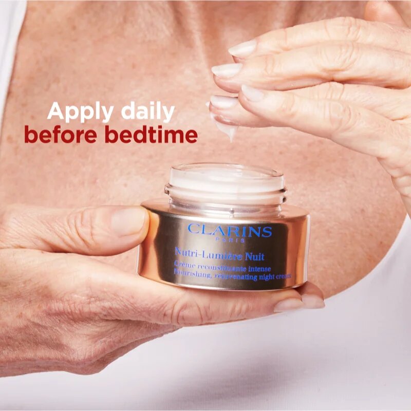 Clarins Nutri-Lumière Night подхранващ нощен крем 50 мл.