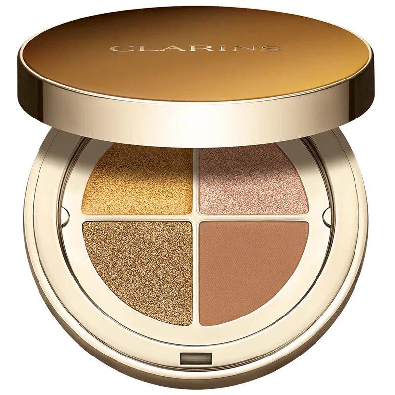 Clarins Ombre 4 Colour Eye Palette палитра сенки за очи за дълготраен ефект цвят 07 Bronze Gradation 4.2 гр.