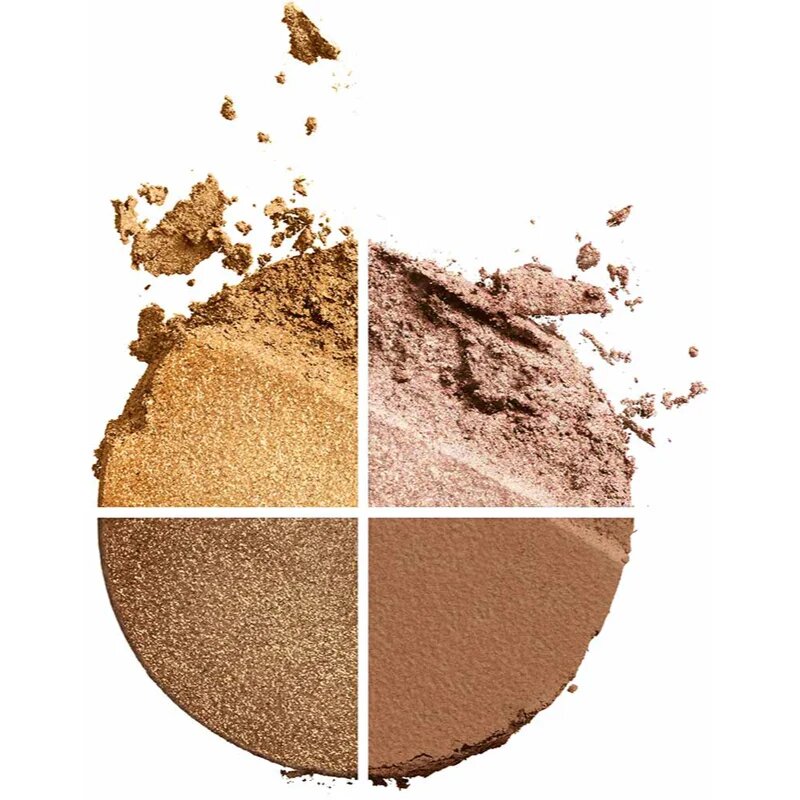 Clarins Ombre 4 Colour Eye Palette палитра сенки за очи за дълготраен ефект цвят 07 Bronze Gradation 4.2 гр.