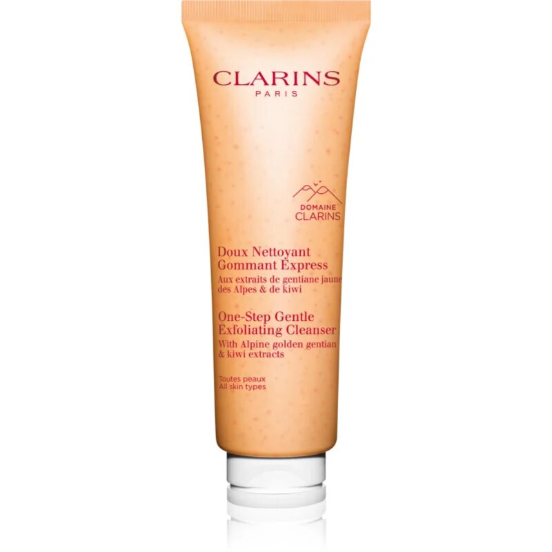 Clarins One Step Gentle Exfoliating Cleanser деликатен ексфолиращ гел за всички типове кожа на лицето 125 мл.