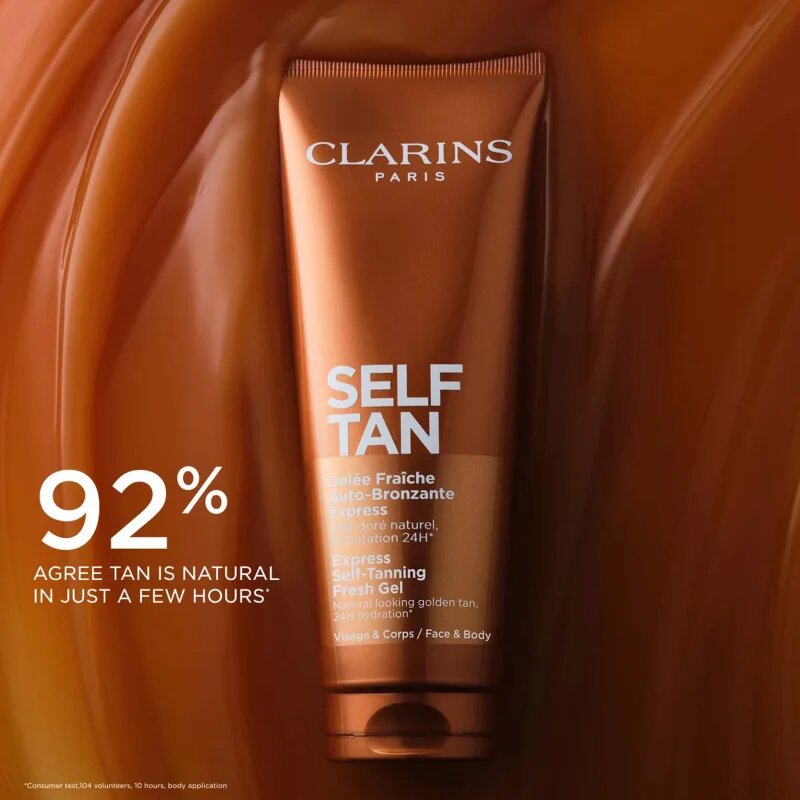 Clarins Self Tan Express Self-Tanning Fresh Gel бронзиращ гел с хидратиращ ефект 125 мл.