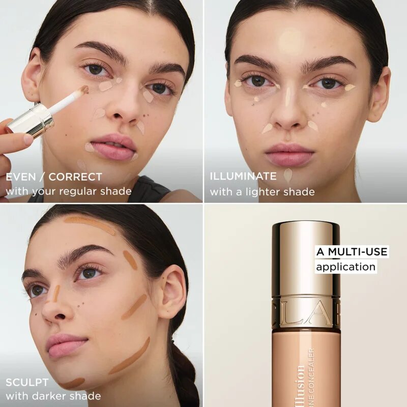 Clarins Skin Illusion All-In-One Concealer покриващ коректор с озаряващ ефект цвят 06 10 мл.