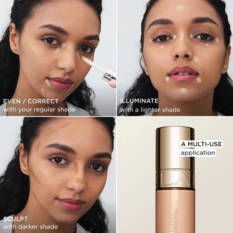 Clarins Skin Illusion All-In-One Concealer покриващ коректор с озаряващ ефект цвят 10 10 мл.