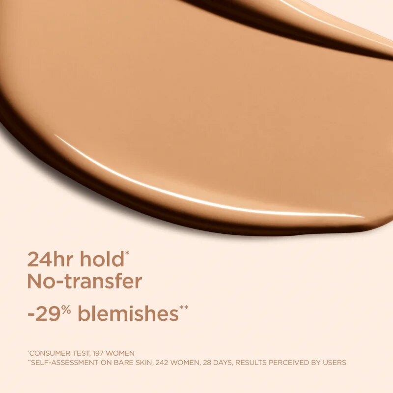 Clarins Skin Illusion Hydrating Foundation високо покривен фон дьо тен цвят 108.5W 30 мл.