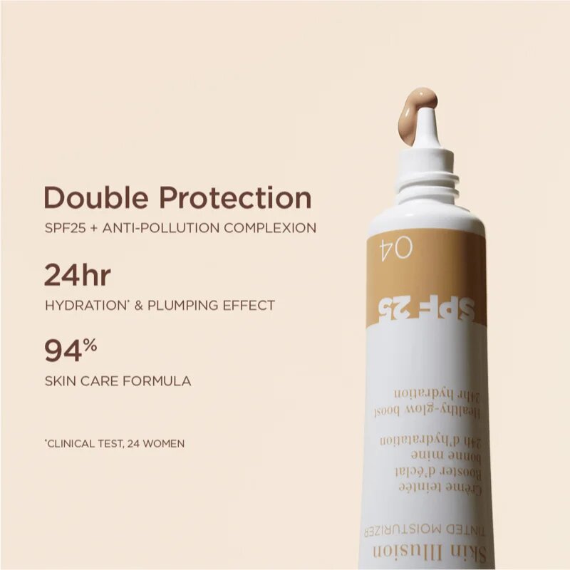 Clarins Skin Illusion Tinted Moisturizer тониращ крем SPF 25 цвят 03 40 мл.