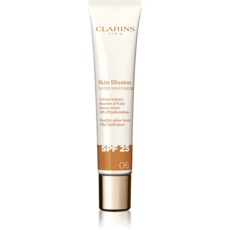 Clarins Skin Illusion Tinted Moisturizer тониращ крем SPF 25 цвят 06 40 мл.