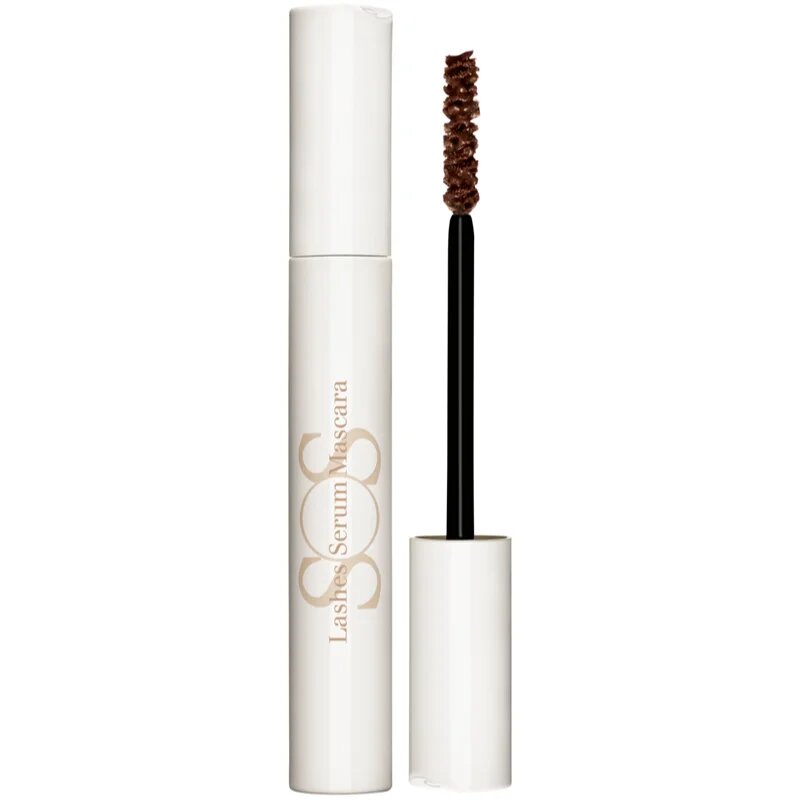 Clarins SOS Lashes Serum Mascara подхранваща спирала за удължаване и увеличаване обема на миглите 8 мл.