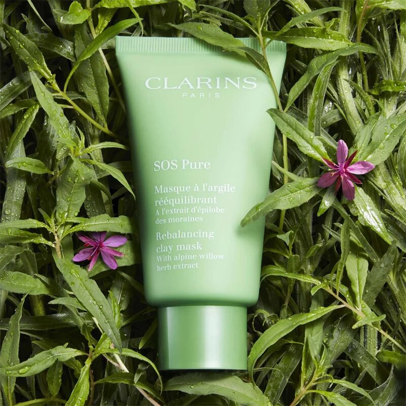 Clarins SOS Pure Rebalancing Clay Mask маска с глина за комбинирана към мазна кожа 75 мл.