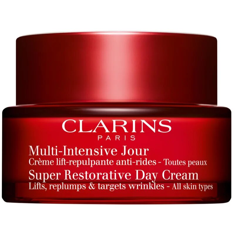 Clarins Super Restorative Day Cream дневен крем за всички типове кожа на лицето 50 мл.