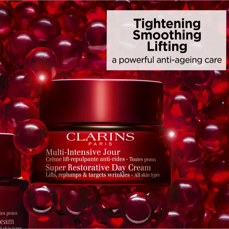 Clarins Super Restorative Day Cream дневен крем за всички типове кожа на лицето 50 мл.