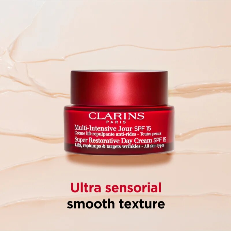 Clarins Super Restorative Day Cream SPF 15 подмладяващ дневен крем SPF 15 50 мл.